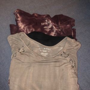 2 American Eagle Soft and Sexy shirts